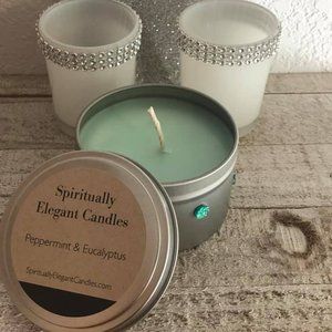 Peppermint & Eucalyptus Soy Candle